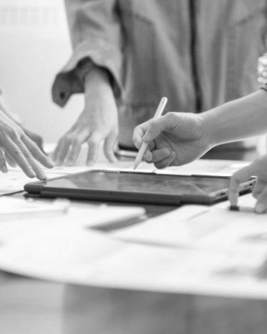 Assistance à maîtrise d’ouvrage, coordination du projet autour de plans et documents techniques.