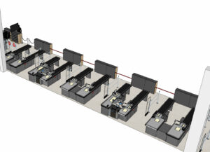 Vue 3D du concept Venturini des hypermarchés Cora